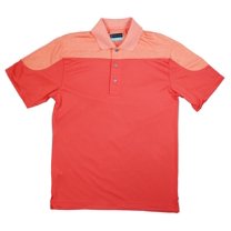 NEW Red Mens Size Medium M Polo Rugby Colorblocked Golf Shirt