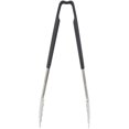 thumbnail image 4 of 10in Stainless steel food clip, cake clip, baking bread clip, steak clip, barbecue clip, kitchen tool（Black）, 4 of 5
