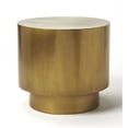 thumbnail image 3 of Mesa auxiliar Accent Butler Specialty 18 redonda de metal dorado, 3 of 4