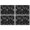 Occult Halloween Pattern-1, variant on Occult Halloween Pattern Summer Placemats Table Placemats Set Of 4-Linen Kitchen Washable Placemats Table Mats 11.8"x17.7" Non-Slip Heat Resistant