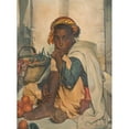 thumbnail image 3 of Léon Herbo 14x18 Black Modern Framed Museum Art Print Titled - The Young Orange Seller, 3 of 5