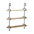 thumbnail image 5 of Linon Chrisley Metal Wall Shelves in Black, 5 of 17