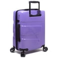thumbnail image 3 of Dejuno Lumos Hardside 3-Piece Expandable Spinner Luggage Set - Lavender, 3 of 6