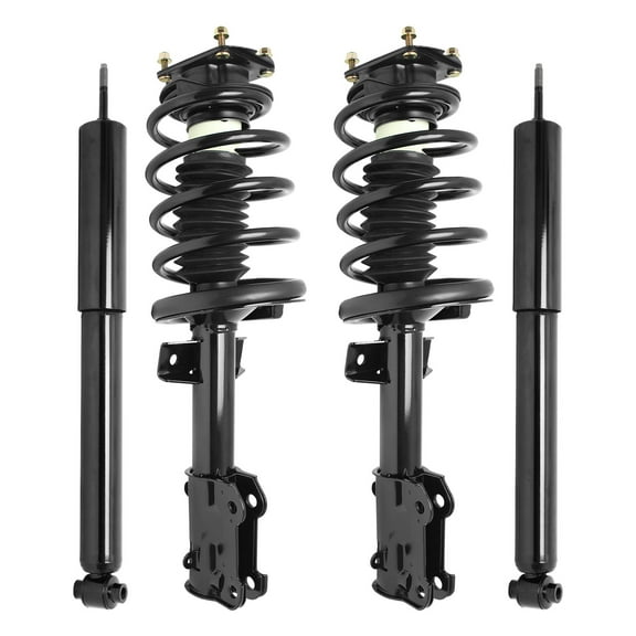 Unity Automotive 4-11930-252400-001 Fnt & Rr Complete Strut Assembly Shock Kit For 2011-2014 Ford Mustang