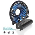 thumbnail image 3 of Handheld Mini Fan 5200mah Foldable Adjustable Cooling Fan Air Cooler Fan For Travel Camping, 3 of 6