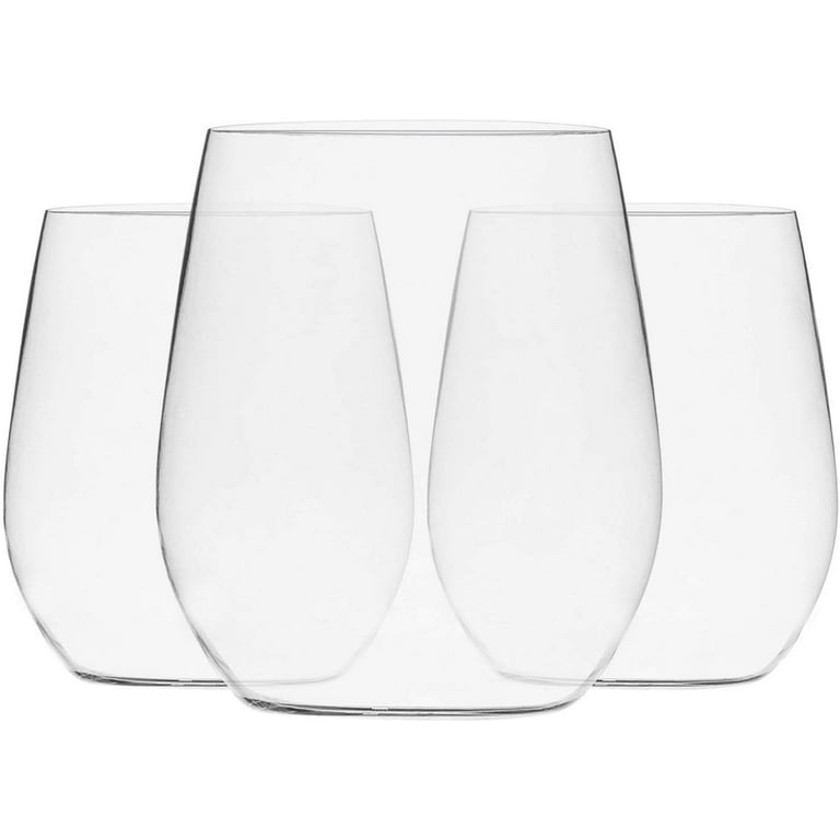 4oz Wine Plastic Glasses Pack of 4 Plastic Stemless Small Wine Sampler  Glasses Plastic Wine Glasses …See more 4oz Wine Plastic Glasses Pack of 4