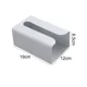 thumbnail image 2 of Caja de pañuelos de cocina, cajón montado en la pared, soporte para papel higiénico, caja de almacenamiento de papel higiénico, caja de pañuelos montada en la pared, sin necesidad de perforar gris, 2 of 5