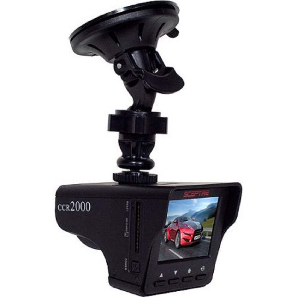 Zo snel als een flits Armoedig Integreren Sceptre CCR2000 Car Cam Video Recorder, Black - Walmart.com