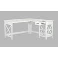 thumbnail image 2 of Saint Birch White L-Desk, 2 of 7