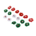 thumbnail image 4 of YINKUU 16pcs Christmas Dog Hair Bands Dog Hair Flowers with Rubber Bands for Wedding Birthday Party Celebration Festival, 4 of 21