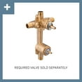 thumbnail image 2 of Moen T4500 Wynford Posi-Temp with Built-in 3-Function Transfer Valve Trim Kit, Valve Required, Chrome, 2 of 2