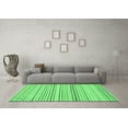 thumbnail image 3 of Ahgly Company Indoor Round Abstract Emerald Green Modern Area Rugs, 8' Round, 3 of 4