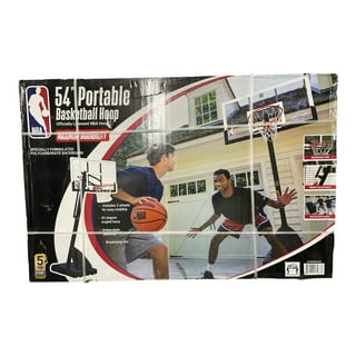 Official NBA 44” Portable Basketball Hoop with Polyethylene Backboard  7445005994900
