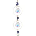 thumbnail image 2 of Crystal Wind Chime Diamond Hanging Prism Catcher Home Ornament (Azul oscuro) Hugtrwg Libre de BPA, 2 of 4