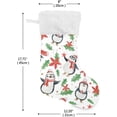 thumbnail image 2 of 1 Pack Christmas Cute Penguins Christmas Stockings 17.7 Inch Gift Holders for Party Holiday Decorations Ornaments（182） Decor Gifts, 2 of 7