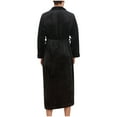 thumbnail image 4 of APEXFWDT Mens Shawl Collar Fleece Bathrobe, Soft Warm Plush Long Sleeve Robe with Pockets Spa Robes for Men Cozy Sleepwear, 4 of 4