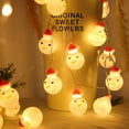 thumbnail image 2 of Christmas Decor LED String Lights Snowman Ball Shaped Waterproof for Christmas Room Decor, 2 of 6