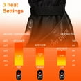thumbnail image 4 of Snow deer Unisex Heated Gloves 7.4V 2200mAh Electric Rechargeable Winter Warm Glove Liners for Arthritis Raynaud Thin Gloves Riding Ski Snowboarding Hiking Cycling Hand Warmers, 4 of 10