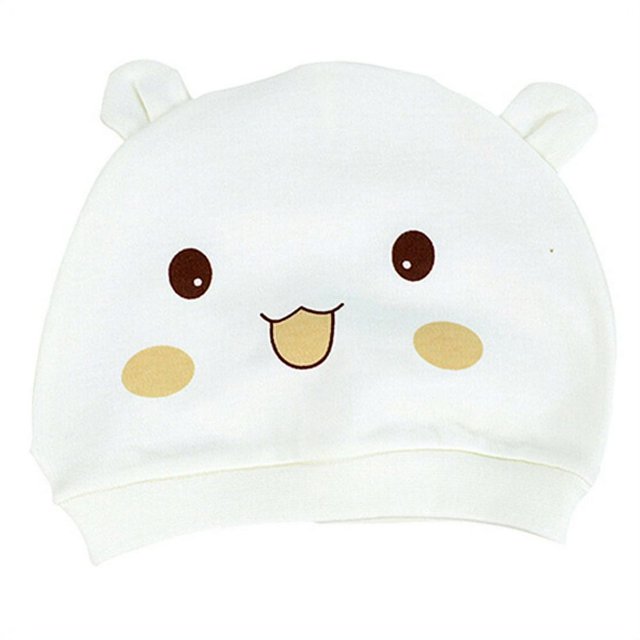 Unisex Baby Hat Newborn Toddler Beanie Cute Smile Face Rabbit Design Cotton Cap Warm