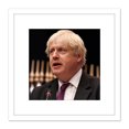 thumbnail image 1 of OPCW UK Prime Minister Boris Johnson Photo 8X8 Inch Square Wooden Framed Wall Art Print Picture with Mount, 1 of 4