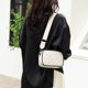 thumbnail image 5 of Bolso bandolera para mujer Bolso de hombro vintage de cuero genuino Satchel femenino (Beige) Ndcxsfigh Para Estrenar, 5 of 8