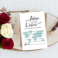 thumbnail image 4 of Koyal Wholesale Watercolor Destination Wedding Advice & Well Wishes Guest Book Cards for Bride and Groom, 56 Pack, 4 of 5