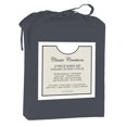 thumbnail image 2 of Cotton House - Wrinkle-Free Microfiber Sheet Set, Double Size, Dark Grey, 2 of 3