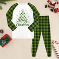 thumbnail image 2 of newwalpole Kids 2-Piece Outfit Sets Christmas Boys Girls Youth Christmas tree Winter 6 7 Long Sleeve Top & Pants Set Light Green for Size 2-3 Years, 2 of 7