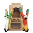 thumbnail image 1 of NatureLaunchers - Paquete de 2 - Loro y rana de árbol - Tirachinas de madera tallada a mano NatureLaunchers 688907943073, 1 of 1