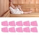 thumbnail image 3 of Conjunto de Envolta de Sauna Desechable, 10 piezas de Sudor Humeante de Sudor de Sudor individualme PAQUETE DE BAÑO DESECHABLE ROSA PARA BRONCEARSE, 3 of 7