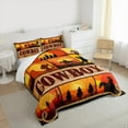 thumbnail image 3 of Homewish Boys Girls Western Cowboy 3-Piece Full Size Comforter Sets,Rustic Farmhouse Bedding Comforter Set,Southwestern Theme Lightweight Bedding Sets,Super Cozy Room Decor, 3 of 8