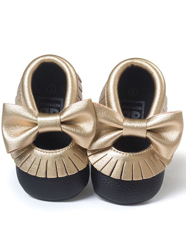 gold sparkle baby shoes