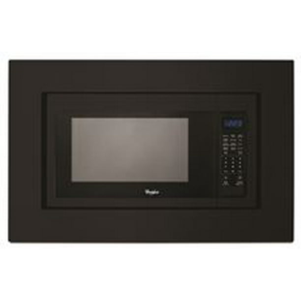 Whirlpool 1.6 Cu. Ft. Countertop Microwave Trim Kit, Black, 27 In