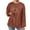 Brown #3, variant on Bovemsi Women's Long Sleeve Tops Plus Size T Shirt 2025 Fall Crew Neck Pleated Pullover Loose Fit Long Sleeve Blouse