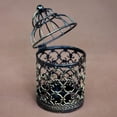 thumbnail image 2 of Candelabro colgante con forma de jaula de pájaros, farol decorativo para velas, centro de mesa para fiestas Estilo A, 2 of 7