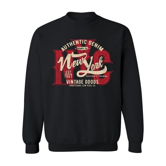 Vintage Goods Sweatshirt Men -Image by Shutterstock, Male x-Large