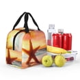 thumbnail image 4 of KLL Starfish Sunset Sea Beach Print Insulated Lunch Bag Women, Reusable Cute Tote Lunch Box for Adult & Men, Leakproof Cooler Lunch Bags for Work Office Travel Picnic, 4 of 5