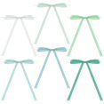 thumbnail image 1 of Lazos de satén de color verde Canlierr, 72 unidades, 12 x 18 cm, 1 of 7