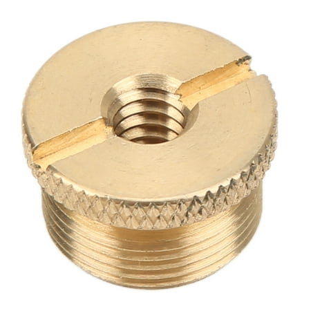 

Mic Screw Adapter Clear Thread Slip Resistance Anodized Mic Thread Adapter For Microphone Brassiness F14B