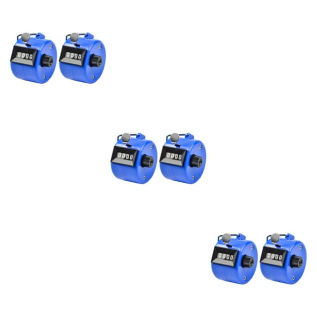 relayinert 2x Unisex Manual Counting Tally With Clear Accurate Scale For Easy Materials Blue 3Set