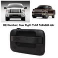 thumbnail image 4 of Exterior Door Handle Textured Black Wear Resistant Replacement Handles, Perfect Match for Vehicle, Easy Installation, ABS Material, Black, 4 of 7