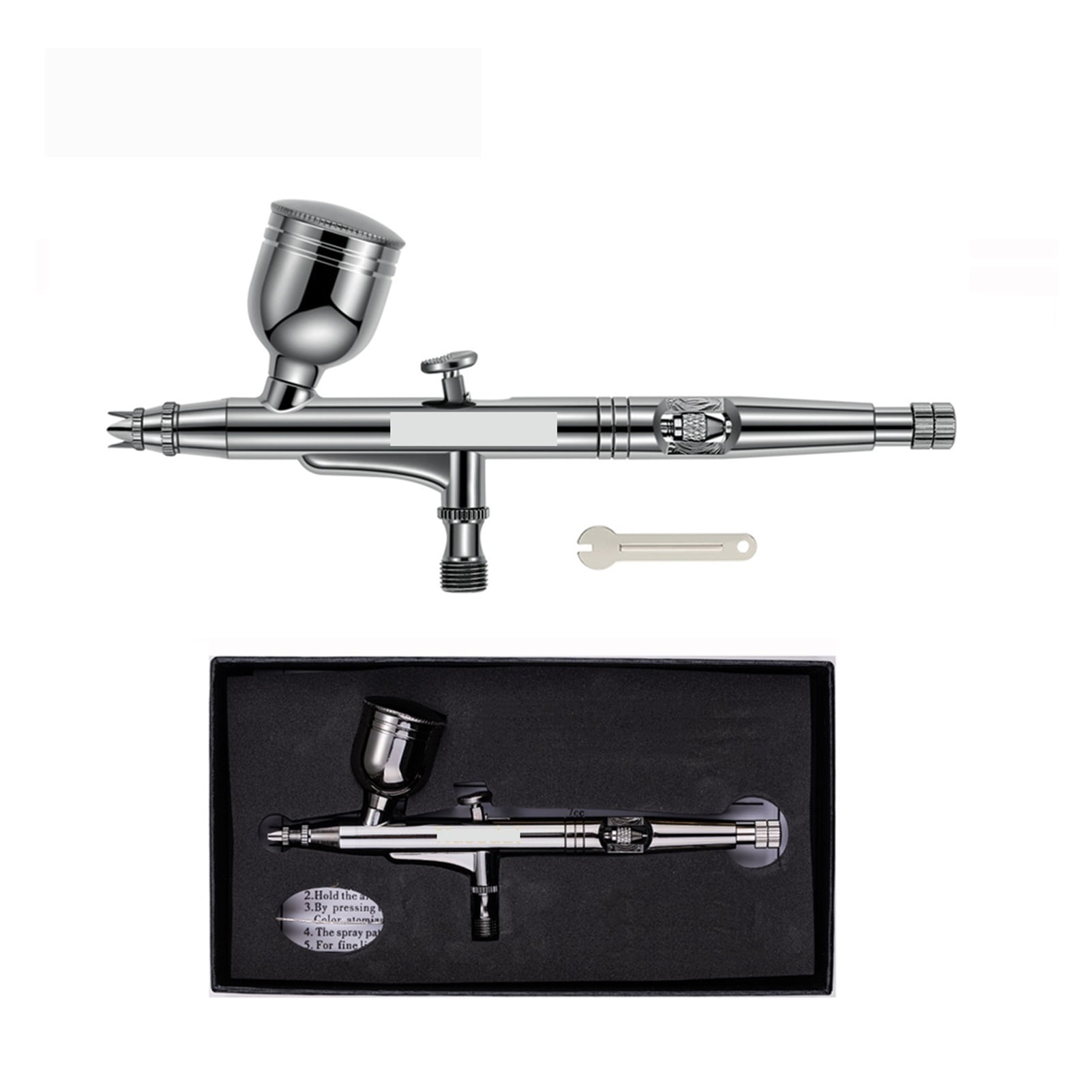 Gravity Dual-Action Airbrush 0.3mm 7cc Black Color Spray Gun For Art Craft Model ,Versatile applications