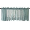 thumbnail image 2 of Modern Lace Hem Roman Short Window Curtain for Coffee Kitchen Cabinet Home Decor, 2 of 6