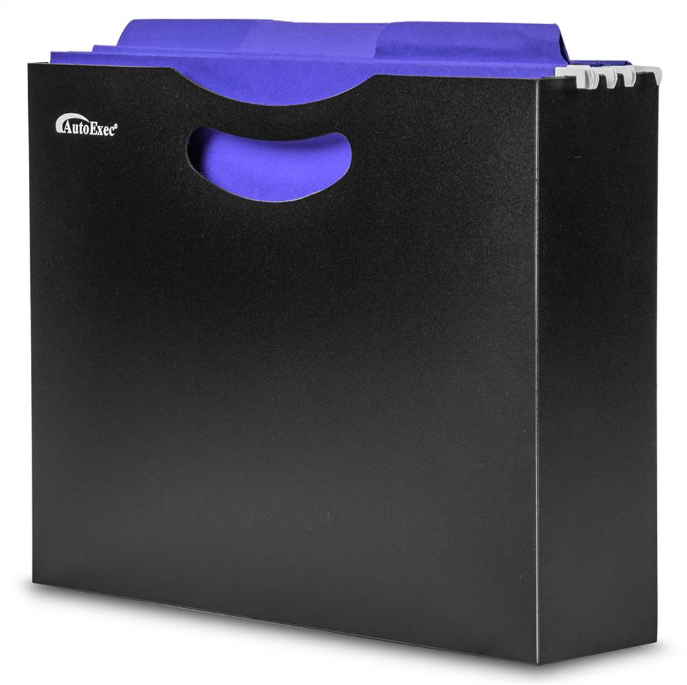 autoexec aue16002 black file holder