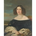 thumbnail image 3 of Franz Schrotzberg 20x24 Black Modern Framed Museum Art Print Titled - Countess Wilhelmine Von Auersperg (1847), 3 of 5
