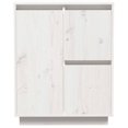 thumbnail image 3 of vidaXL Buffet Blanc 60x34x75 cm Pin Massif, 3 of 5