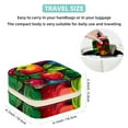 thumbnail image 5 of Apple Travel Portable Square Jewelry Display Case: Storage Solution for Rings, Earrings, Necklaces, Bracelets, and More! Ideal for Girls and Women: Jewelry Stand, Display, and Box in One, 5 of 6