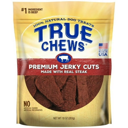 UPC: 0031400073103 | True Chews Premium Jerky Cuts with Real Sirloin Steak Dog Treats 10 Oz Bag