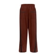 thumbnail image 6 of Women's High Waisted Wide Leg Casual Pants with Side Stripe Drawstring Elastic Waist Loose Fit, 6 of 8