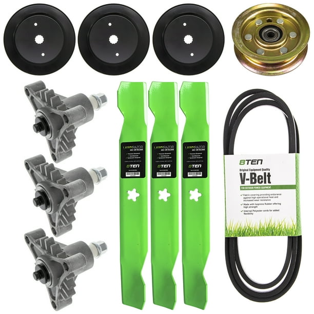 8ten Blade Spindle Belt Pulley Idler Rebuild Kit For Craftsman 24690 Mk1002130 Green